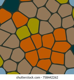 Colourful ornamental background made of mosaic. New texture for design work