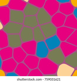 Colourful ornamental background made of mosaic. New texture for design work