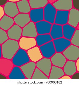 Colourful ornamental background made of mosaic. New texture for design work