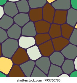 Colourful ornamental background made of mosaic. New texture for design work