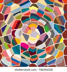 Colourful ornamental rose background made of mosaic. New texture for design work