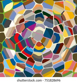 Colourful ornamental rose background made of mosaic. New texture for design work