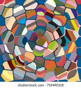 Colourful ornamental rose background made of mosaic. New texture for design work