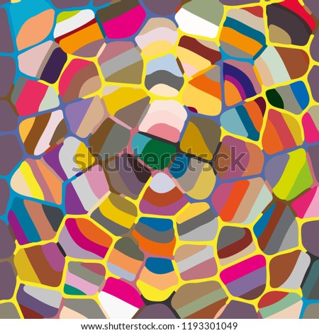 Colourful ornamental rose background made of mosaic. New texture for design work