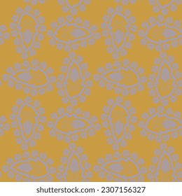 Colourful Paisley abstract seamless pattern design for fashion textiles, graphics, backgrounds and crafts