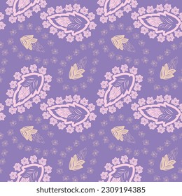 Diseño de patrón de paisley colorido abstracto y sin fisuras para textiles de moda, gráficos, fondos y artesanías