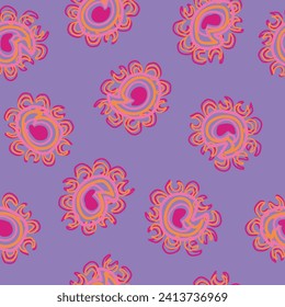 Diseño de patrón de paisley colorido abstracto y sin fisuras para textiles de moda, gráficos, fondos y artesanías