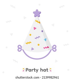 Colourful party hats, vector, Illustration.