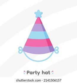 Colourful party hats, vector, Illustration.