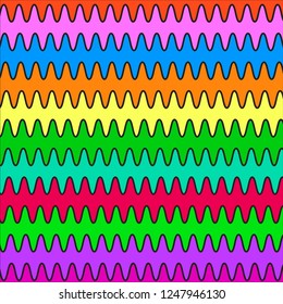 Colourful pattern illustration design.