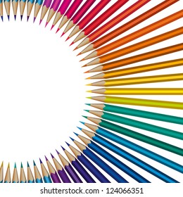 colourful pencils