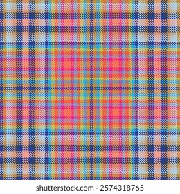 Colourful Plaid, checkered, tartan seamless pattern suitable for fashion textiles and graphics