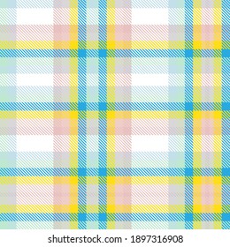 Colourful Plaid textured seamless pattern for fashion textiles and graphics