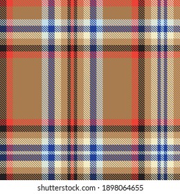Colourful Plaid textured seamless pattern for fashion textiles and graphics