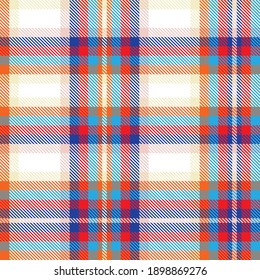 Colourful Plaid textured seamless pattern for fashion textiles and graphics
