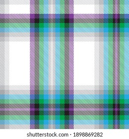 Colourful Plaid textured seamless pattern for fashion textiles and graphics