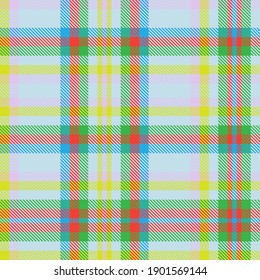 Colourful Plaid textured seamless pattern for fashion textiles and graphics