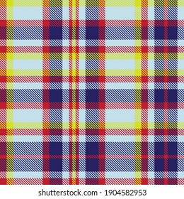 Colourful Plaid textured seamless pattern for fashion textiles and graphics