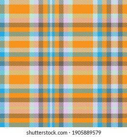 Colourful Plaid textured seamless pattern for fashion textiles and graphics