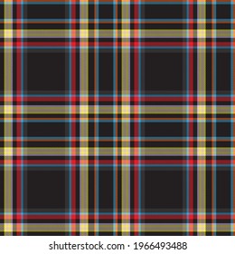Colourful Plaid textured seamless pattern for fashion textiles and graphics