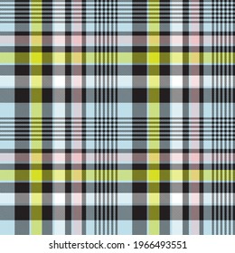 Colourful Plaid textured seamless pattern for fashion textiles and graphics