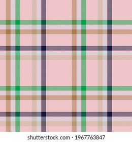 Colourful Plaid textured seamless pattern for fashion textiles and graphics