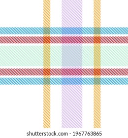 Colourful Plaid textured seamless pattern for fashion textiles and graphics