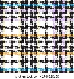 Colourful Plaid textured seamless pattern for fashion textiles and graphics