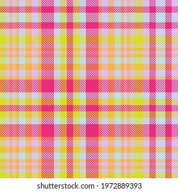 Colourful Plaid textured seamless pattern for fashion textiles and graphics