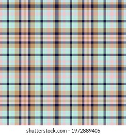 Colourful Plaid textured seamless pattern for fashion textiles and graphics