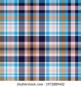 Colourful Plaid textured seamless pattern for fashion textiles and graphics