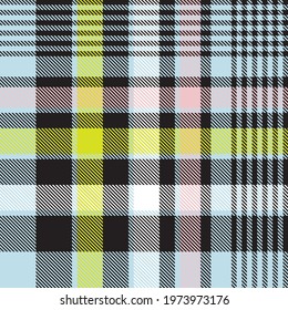 Colourful Plaid textured seamless pattern for fashion textiles and graphics