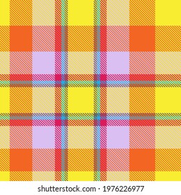 Colourful Plaid textured seamless pattern for fashion textiles and graphics