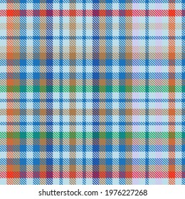 Colourful Plaid textured seamless pattern for fashion textiles and graphics