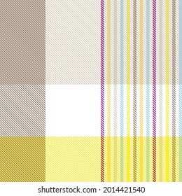 Colourful Plaid textured seamless pattern for fashion textiles and graphics