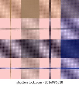 Colourful Plaid textured seamless pattern for fashion textiles and graphics