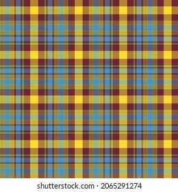Colourful Plaid textured seamless pattern for fashion textiles and graphics