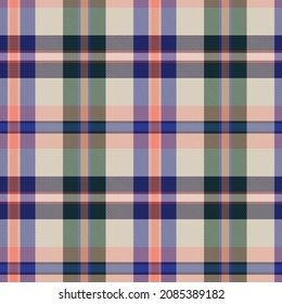 Colourful Plaid textured seamless pattern for fashion textiles and graphics