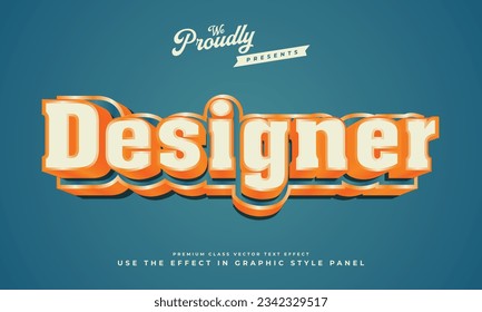 colourful playful fun glossy shiny 3d editable text effect alphabet font typeface typography vector