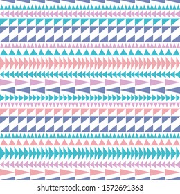 Colourful playful triangular stripe repeat pattern background design
