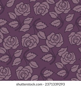 Farbige Pflaumen, violettes, nahtloses Muster, druckt Hintergrund