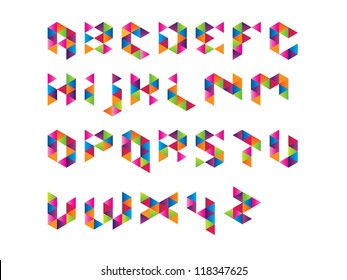 Colourful Prism Font