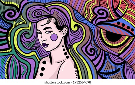 Psychedelic Art Images Stock Photos Vectors Shutterstock