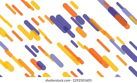 Fondo colorido del vector de lluvia