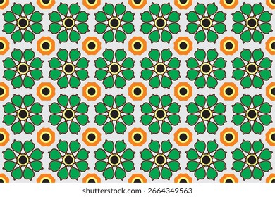 Colorido sem costura padrão arte geométrica.