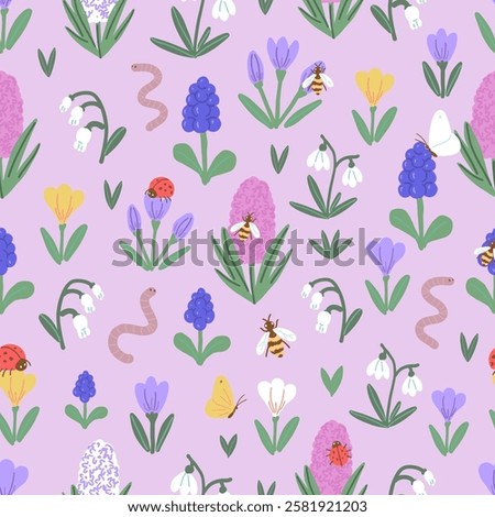 Similar – Image, Stock Photo Ladybug on a hyacinth in green nature