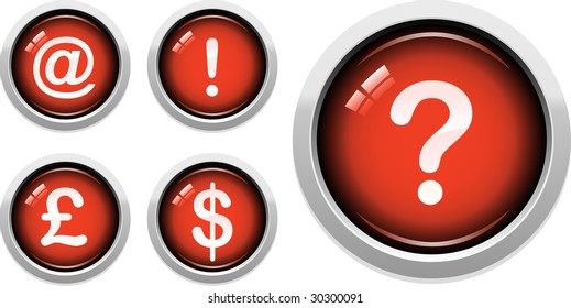 A Colourful Set of Web Buttons