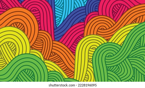 Fondo de forma colorida Resumen del vector EPS