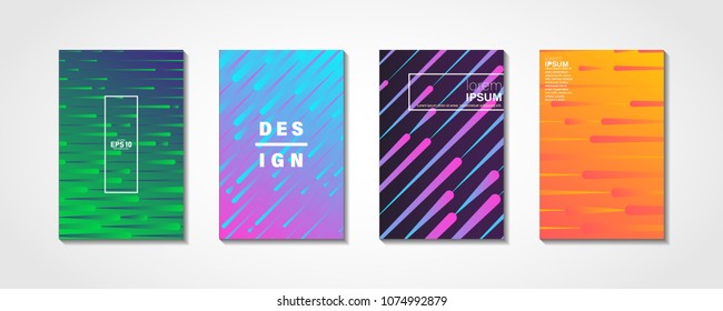 Colourful shiny waves with lines.Minimal covers design,gradients, lines, shapes. Tech cover,futuristic banner, future template,abstract flyer, poster,trendy minimalist brochure.