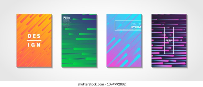 Colourful shiny waves with lines.Minimal covers design,gradients, lines, shapes. Tech cover,futuristic banner, future template,abstract flyer, poster,trendy minimalist brochure.